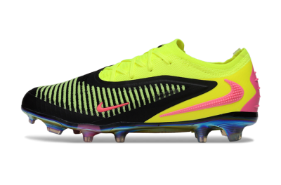 Nike Phantom 6 Elite Low FG Football Boots - Yellow/Black/Pink