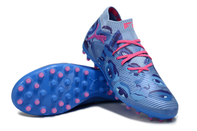 Puma Future 8 Ultimate MG Football Boots - Blue/Pink/Black