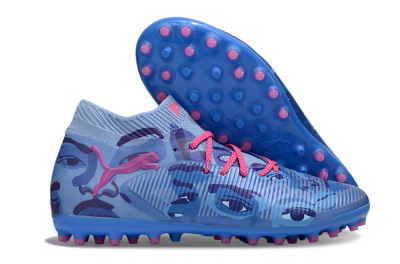 Puma Future 8 Ultimate MG Football Boots - Blue/Pink/Black