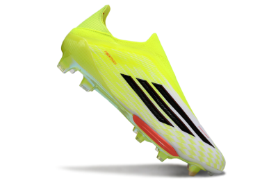 Adidas F50+ Elite Lightstrike Pro Laceless FG Football Boots - Yellow/Black/Red