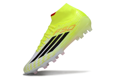 Adidas F50+ Elite Mid FG Football Boots - Yellow/Black/Red