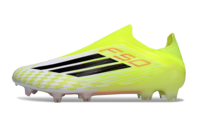 Adidas F50+ Elite Laceless FG Football Boots - Yellow/Black/Red