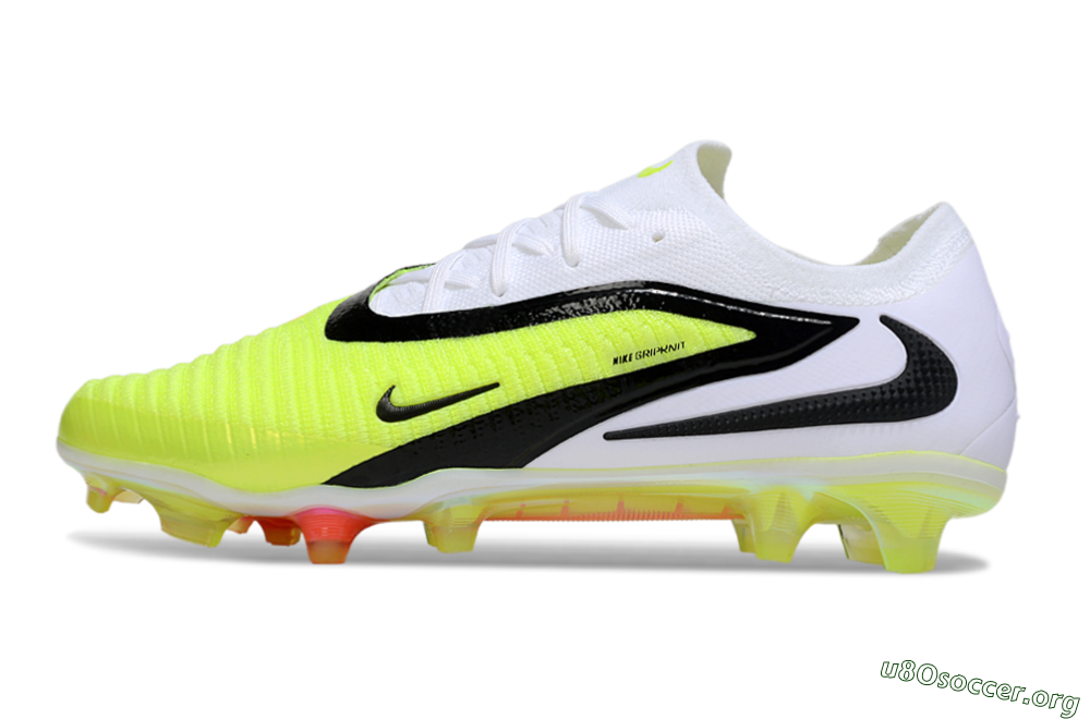 Nike Phantom 6 Elite Low FG Football Boots - Yellow/Black/White 3