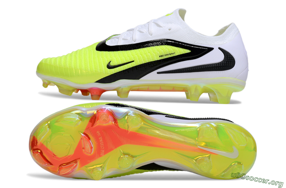 Nike Phantom 6 Elite Low FG Football Boots - Yellow/Black/White 1