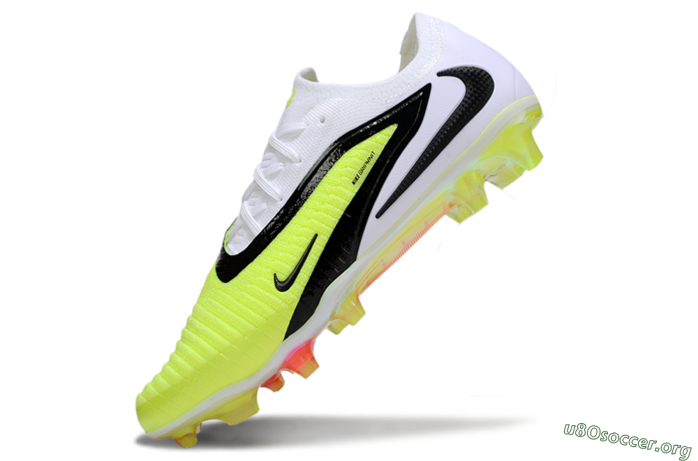 Nike Phantom 6 Elite Low FG Football Boots - Yellow/Black/White 5