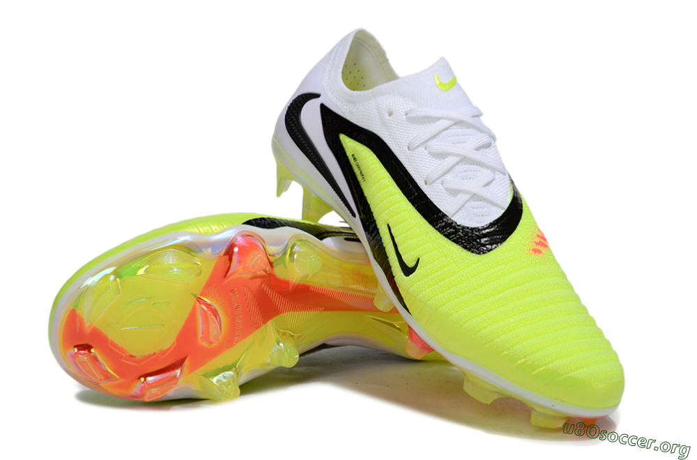 Nike Phantom 6 Elite Low FG Football Boots - Yellow/Black/White 0