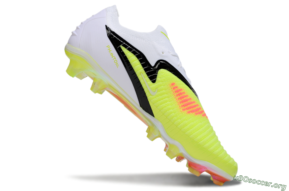 Nike Phantom 6 Elite Low FG Football Boots - Yellow/Black/White 4