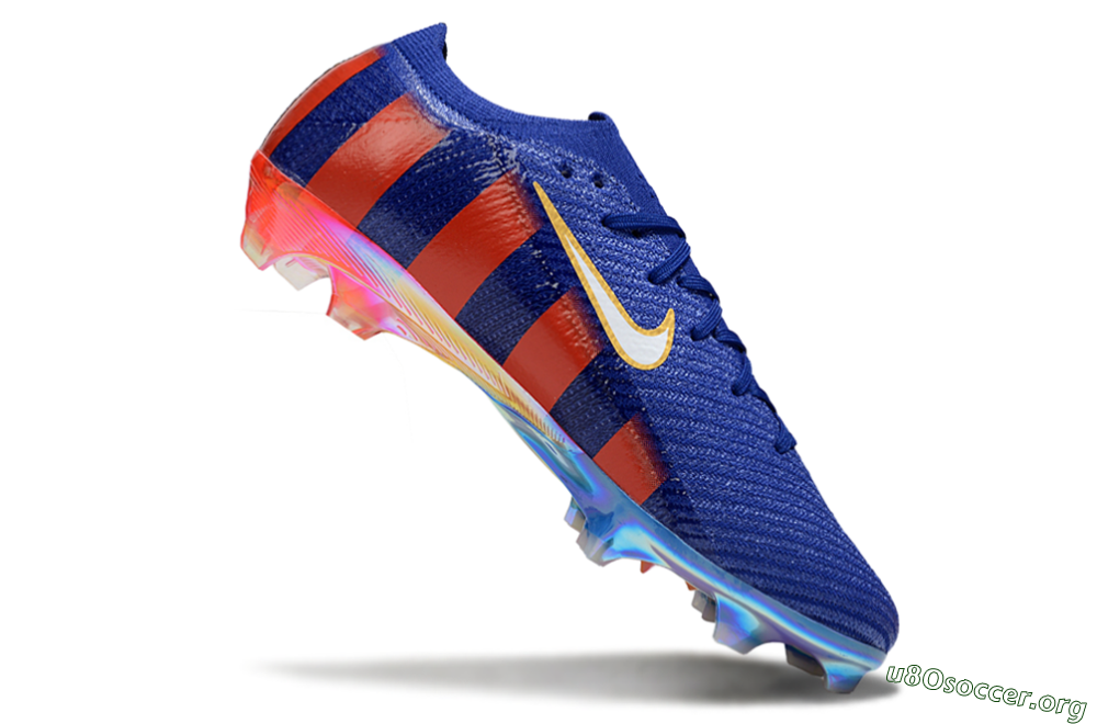 Nike Air Zoom Mercurial Vapor 16 Elite FG Football Boots - Blue/Red/Gold 4