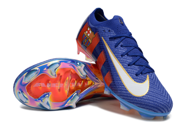 Nike Air Zoom Mercurial Vapor 16 Elite FG Football Boots - Blue/Red/Gold