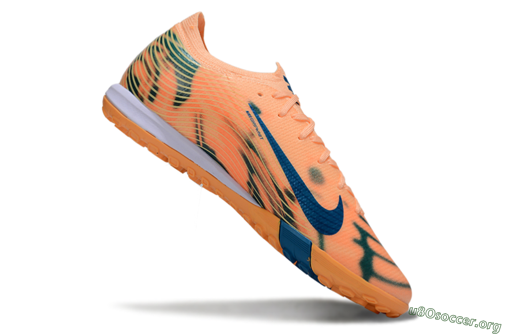 Nike Air Zoom Mercurial Vapor 16 Elite TF Football Shoes - Pink/Blue/Yellow 4