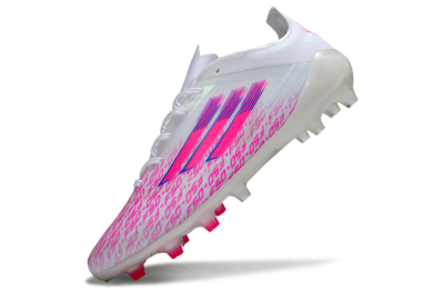 Adidas F50 Pro FG Football Boots - White/Pink/Blue