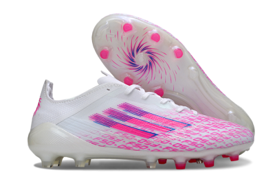Adidas F50 Pro FG Football Boots - White/Pink/Blue