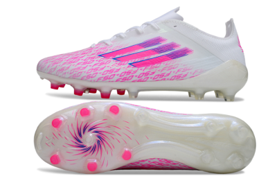 Adidas F50 Pro FG Football Boots - White/Pink/Blue