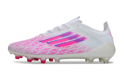 Adidas F50 Pro FG Football Boots - White/Pink/Blue