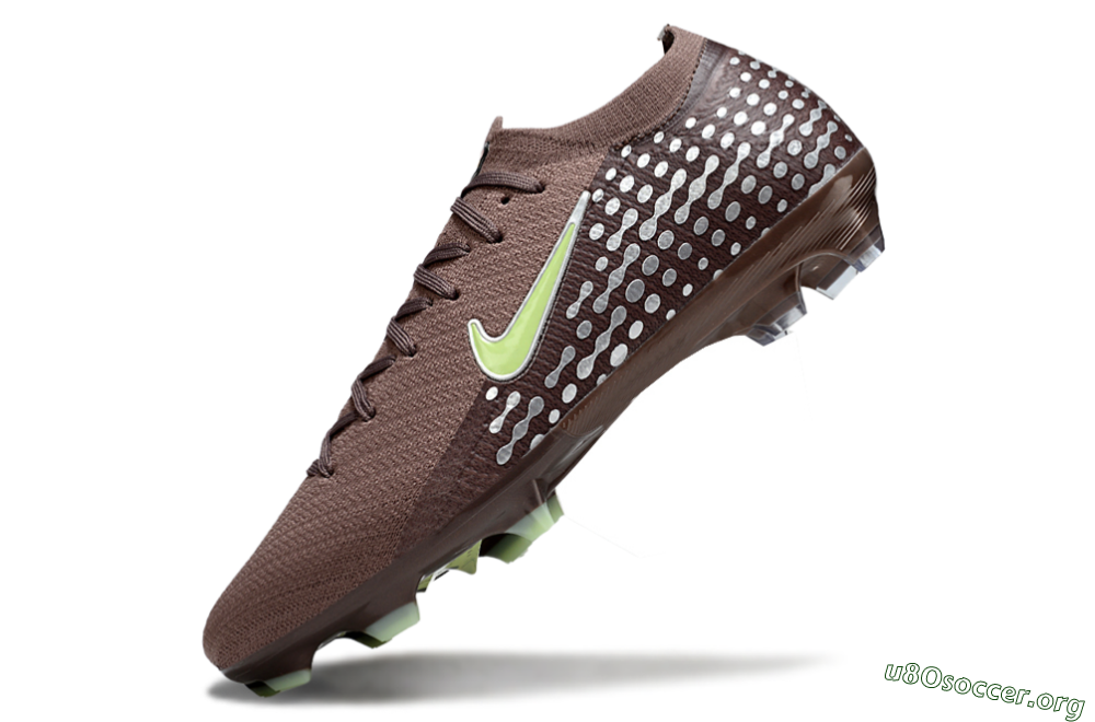 Nike Air Zoom Mercurial Vapor 16 Elite FG Football Boots - Brown/Yellow/Silver 5
