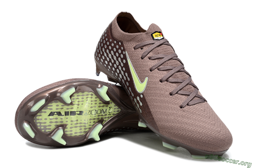 Nike Air Zoom Mercurial Vapor 16 Elite FG Football Boots - Brown/Yellow/Silver 0