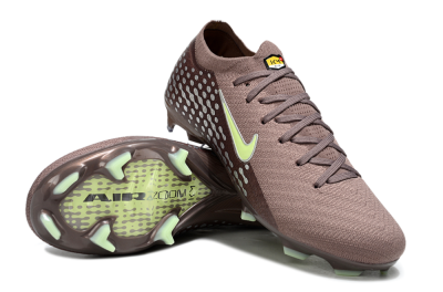 Nike Air Zoom Mercurial Vapor 16 Elite FG Football Boots - Brown/Yellow/Silver