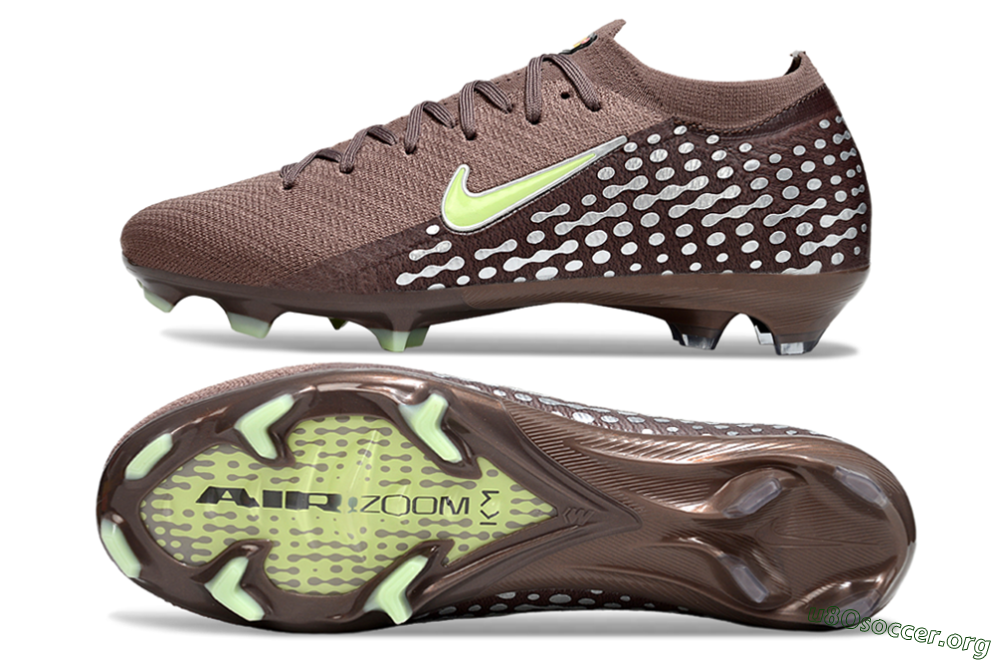 Nike Air Zoom Mercurial Vapor 16 Elite FG Football Boots - Brown/Yellow/Silver 1