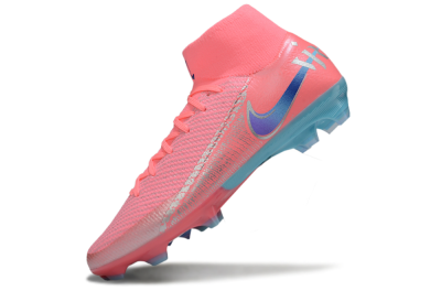 Nike Air Zoom Mercurial Superfly 10 Elite FG Football Boots - Pink/Silver/Blue