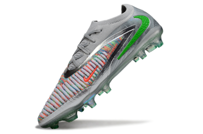 Nike Phantom 6 Elite Low FG Football Boots - Silver/Red/Yellow