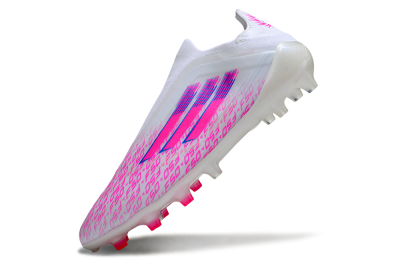 Adidas F50 Pro FG Football Boots - White/Pink/Blue
