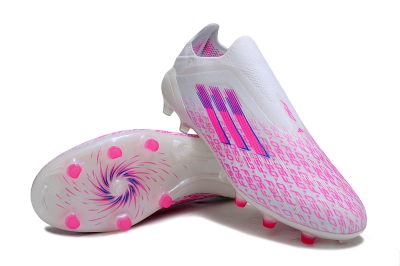 Adidas F50 Pro FG Football Boots - White/Pink/Blue