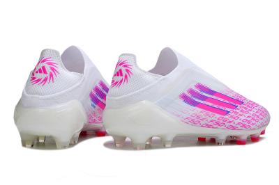 Adidas F50 Pro FG Football Boots - White/Pink/Blue