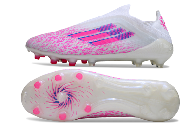 Adidas F50 Pro FG Football Boots - White/Pink/Blue