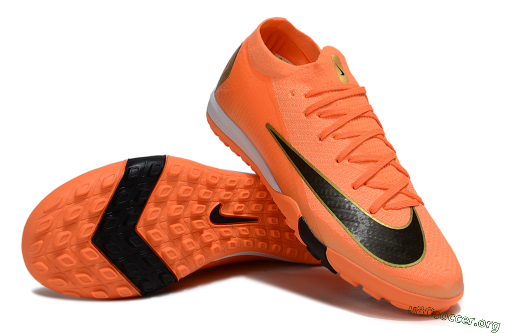 Nike Air Zoom Mercurial Vapor 16 Elite TF Football Shoes - Red/Black/Gold 0
