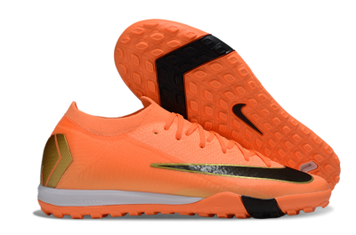 Nike Air Zoom Mercurial Vapor 16 Elite TF Football Shoes - Red/Black/Gold