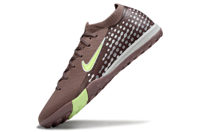 Nike Air Zoom Mercurial Vapor 16 Elite TF Football Shoes - Brown/Yellow/Silver