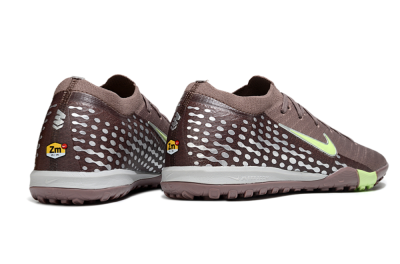 Nike Air Zoom Mercurial Vapor 16 Elite TF Football Shoes - Brown/Yellow/Silver