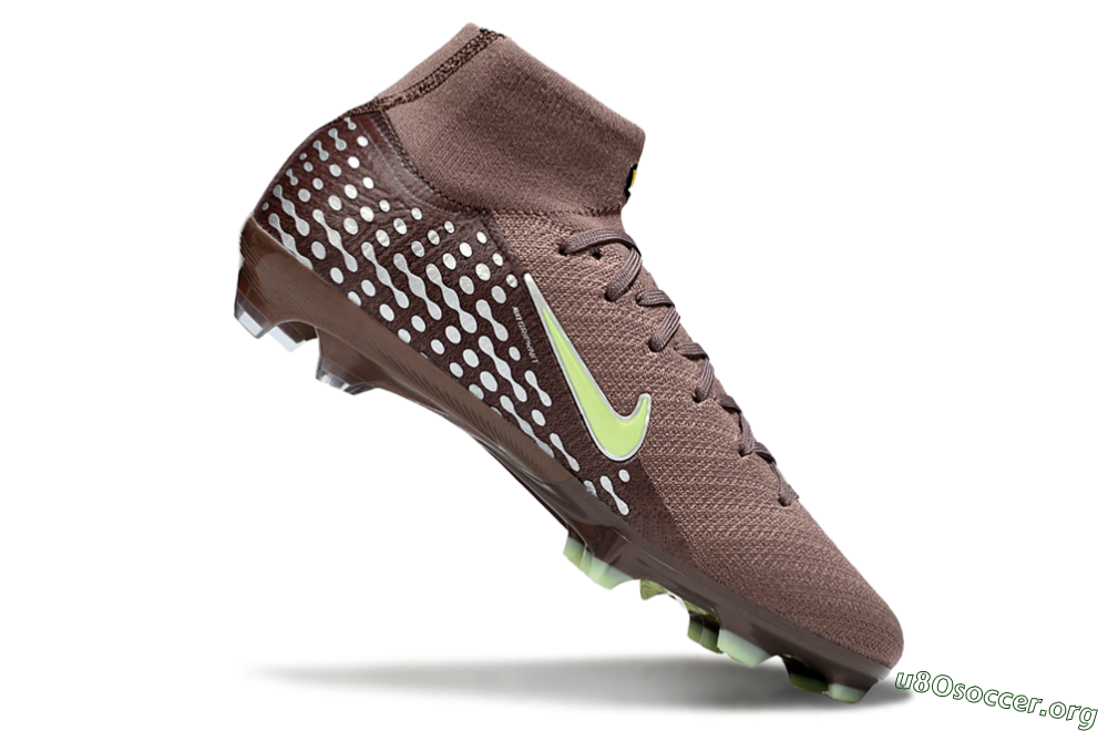 Nike Air Zoom Mercurial Superfly 10 Elite FG Football Boots - Brown/Yellow/Silver 4