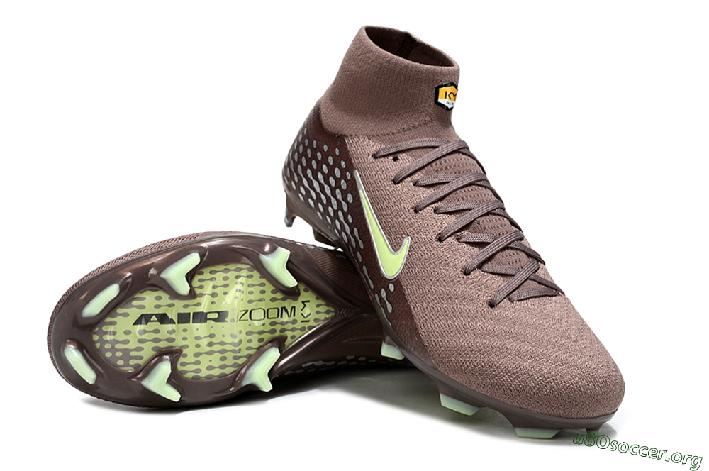 Nike Air Zoom Mercurial Superfly 10 Elite FG Football Boots - Brown/Yellow/Silver 0