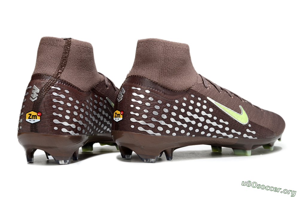 Nike Air Zoom Mercurial Superfly 10 Elite FG Football Boots - Brown/Yellow/Silver 6