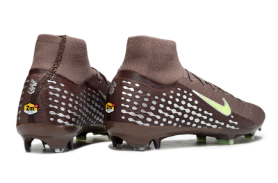 Nike Air Zoom Mercurial Superfly 10 Elite FG Football Boots - Brown/Yellow/Silver