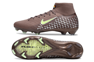 Nike Air Zoom Mercurial Superfly 10 Elite FG Football Boots - Brown/Yellow/Silver