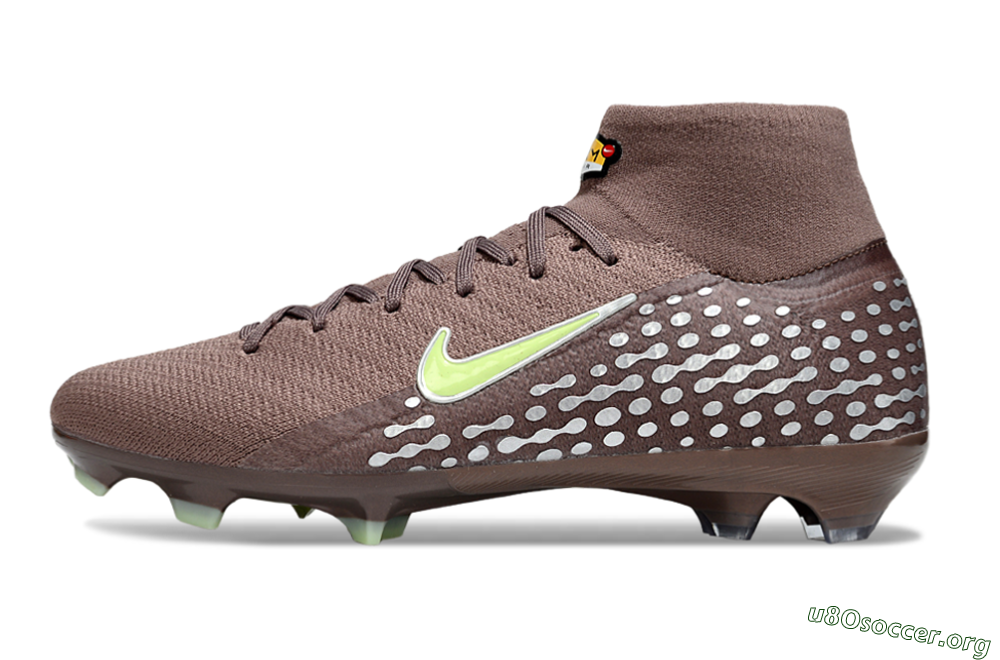 Nike Air Zoom Mercurial Superfly 10 Elite FG Football Boots - Brown/Yellow/Silver 3