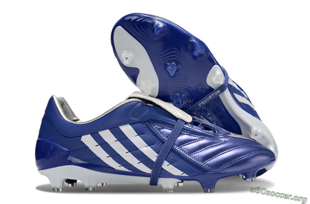 Adidas Predator Accelerator FG Football Boots - Blue/White 2