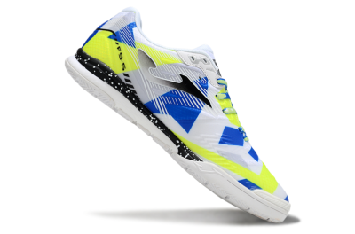 Joma Top Flex IC Football Shoes - White/Blue/Yellow