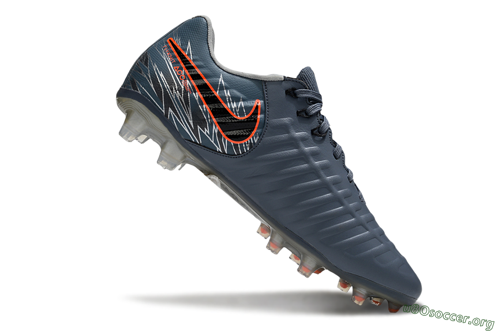 Nike Tiempo Legend 10 Elite FG Football Boots - Grey/Black/Red 4