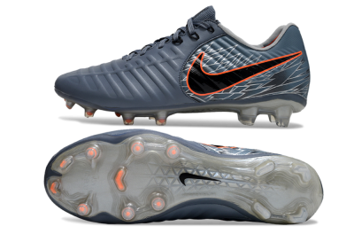 Nike Tiempo Legend 10 Elite FG Football Boots - Grey/Black/Red