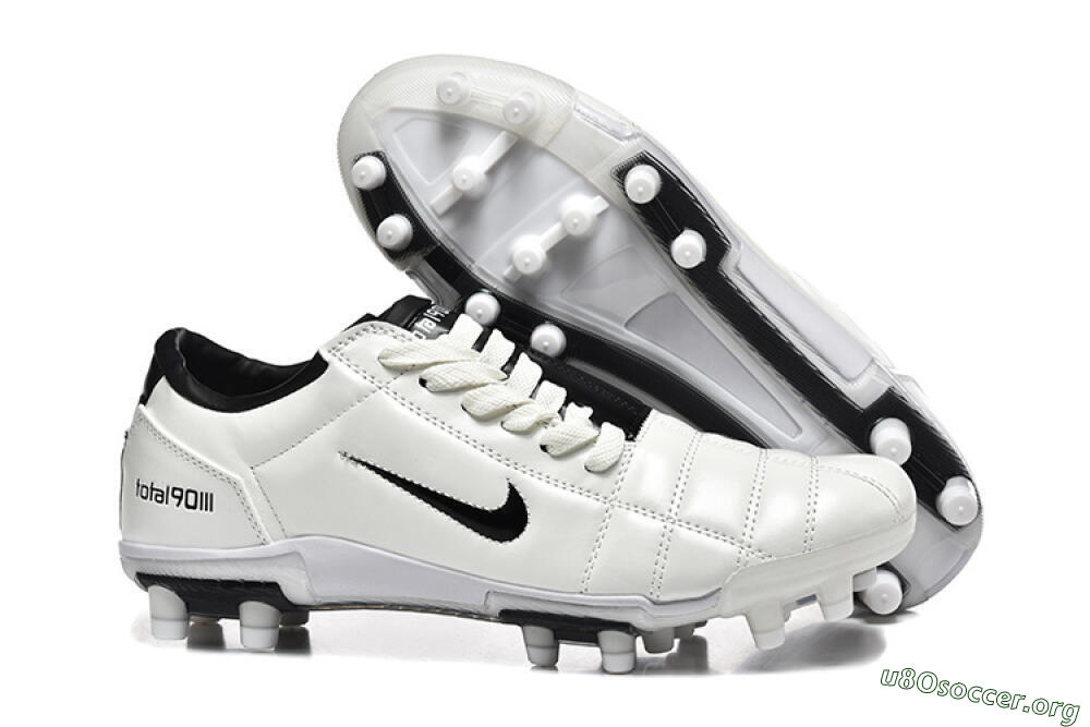 Nike Air Zoom Total 90 III FG Football Boots - White/Black 2