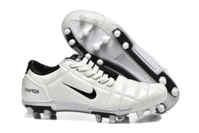 Nike Air Zoom Total 90 III FG Football Boots - White/Black