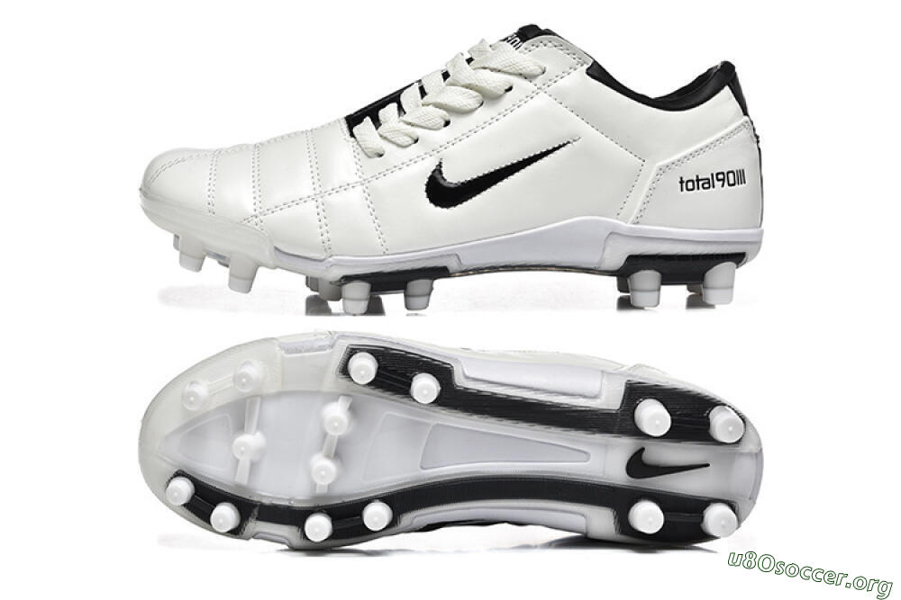Nike Air Zoom Total 90 III FG Football Boots - White/Black 1