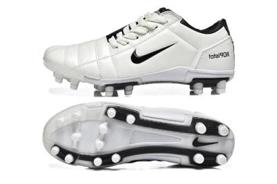 Nike Air Zoom Total 90 III FG Football Boots - White/Black