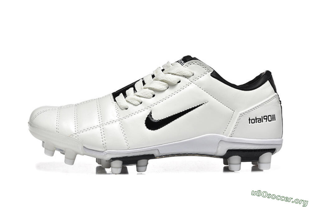Nike Air Zoom Total 90 III FG Football Boots - White/Black 3
