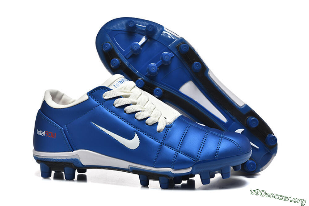 Nike Air Zoom Total 90 III FG Football Boots - Blue/White 2