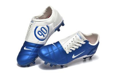 Nike Air Zoom Total 90 III FG Football Boots - Blue/White