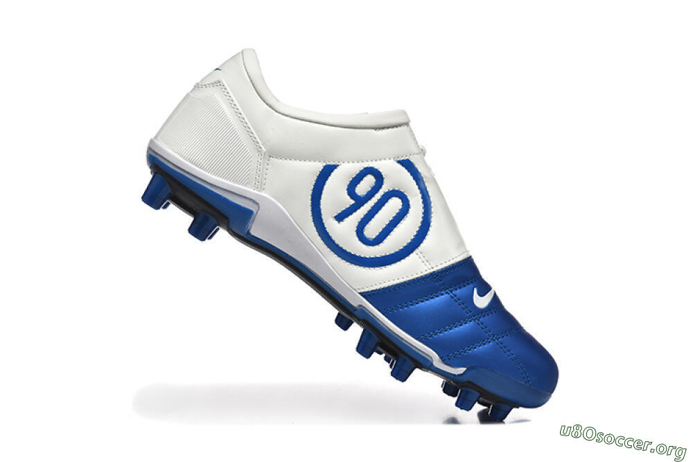 Nike Air Zoom Total 90 III FG Football Boots - Blue/White 7